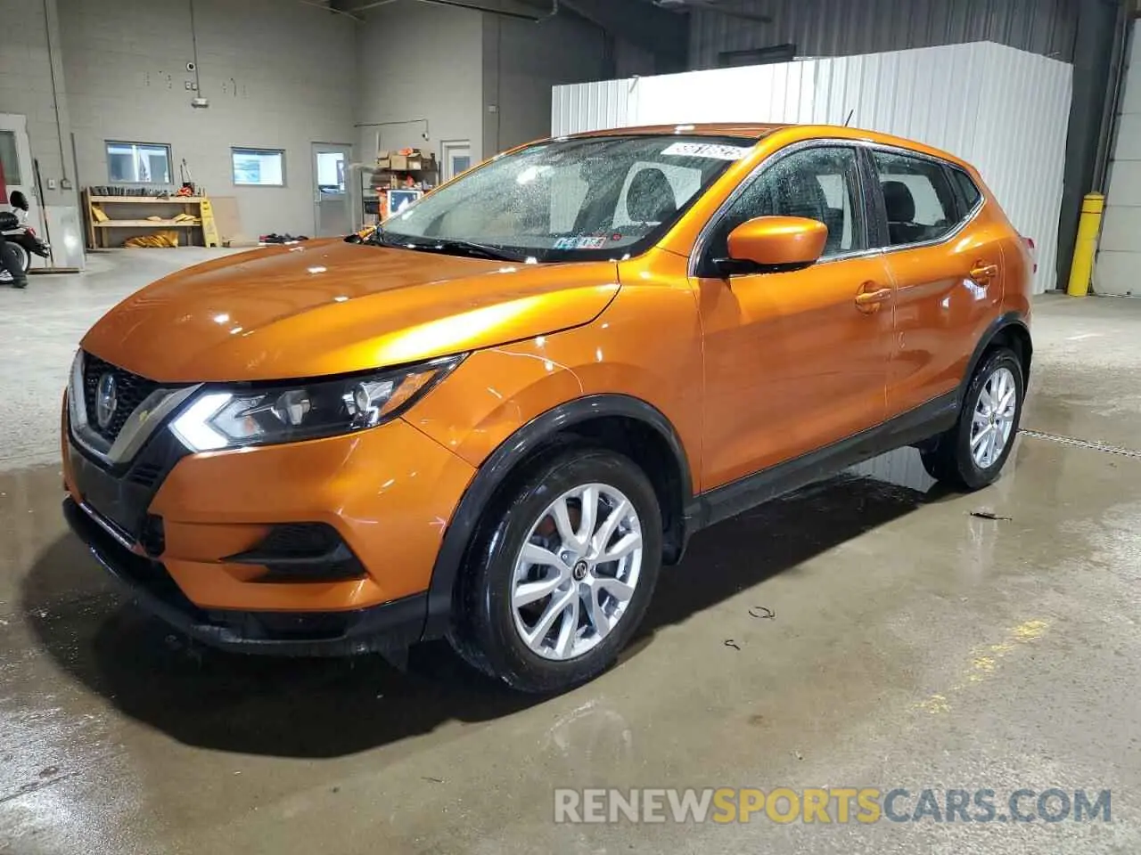 1 Photograph of a damaged car JN1BJ1AV7MW315695 NISSAN ROGUE 2021