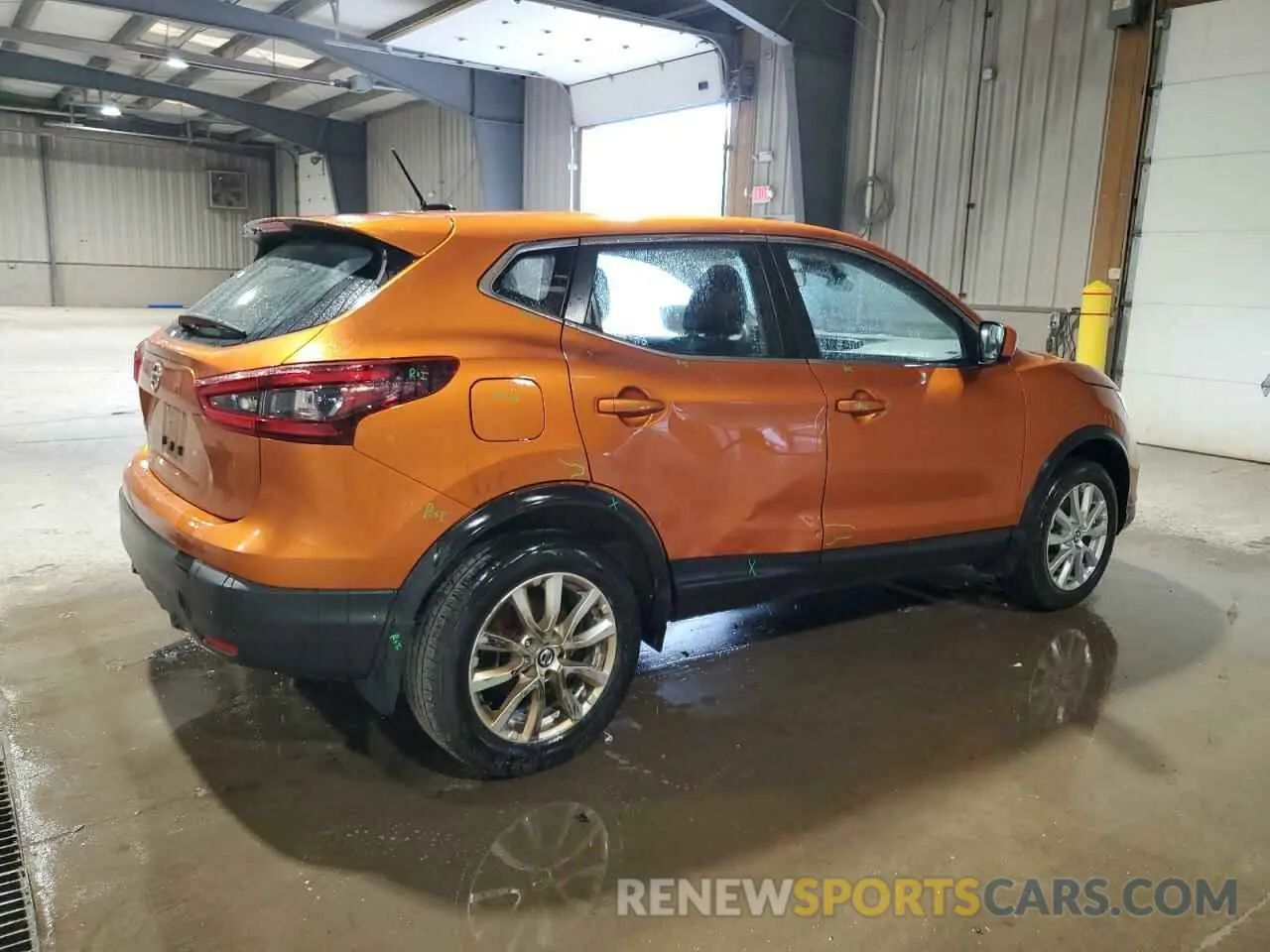 3 Photograph of a damaged car JN1BJ1AV7MW315695 NISSAN ROGUE 2021