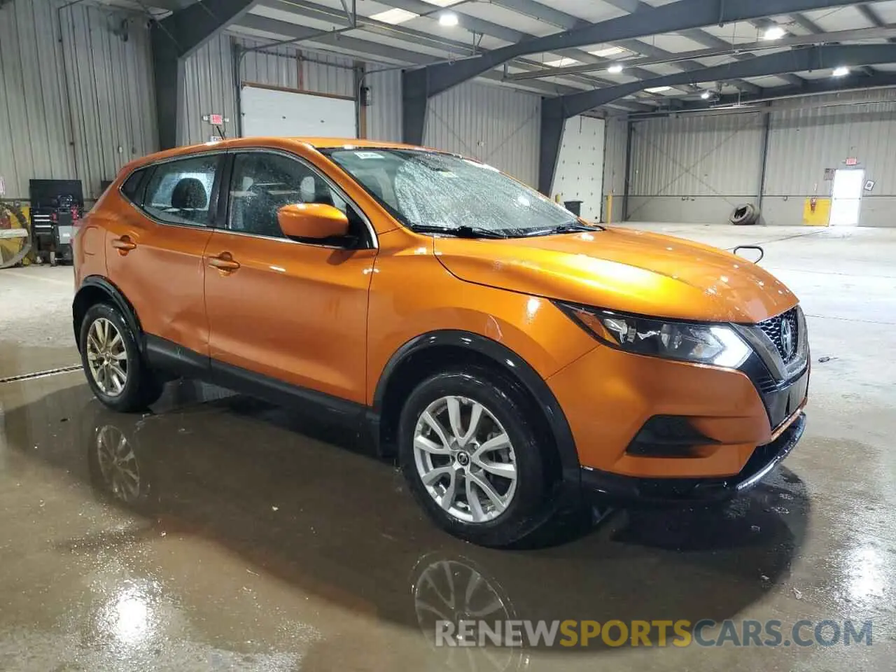 4 Photograph of a damaged car JN1BJ1AV7MW315695 NISSAN ROGUE 2021