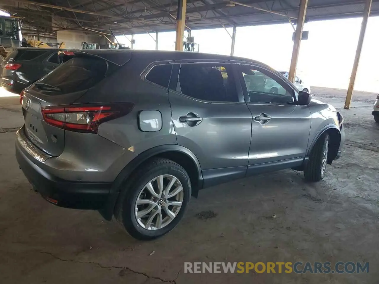 3 Photograph of a damaged car JN1BJ1AV8MW322221 NISSAN ROGUE 2021