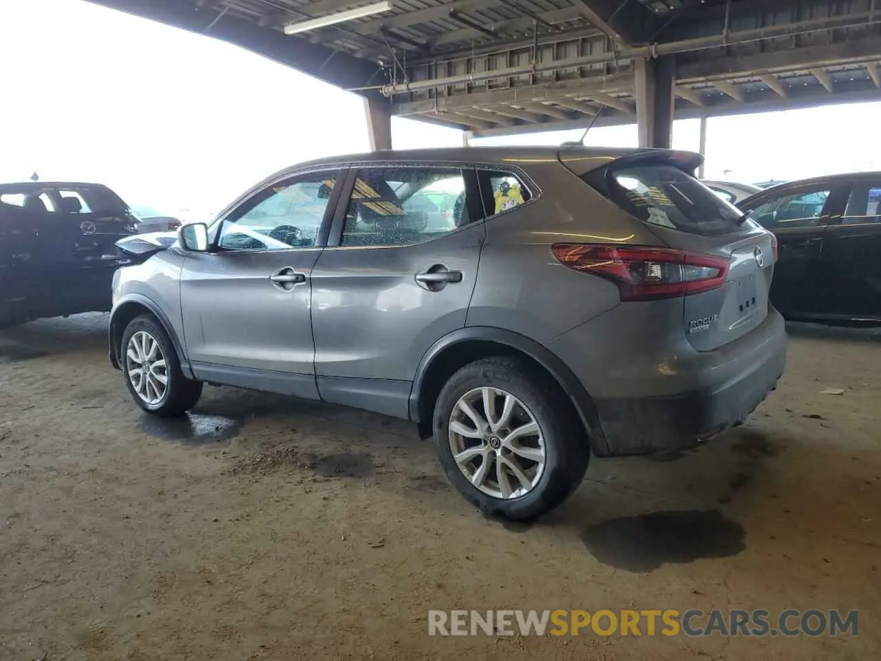 2 Photograph of a damaged car JN1BJ1AV8MW562661 NISSAN ROGUE 2021