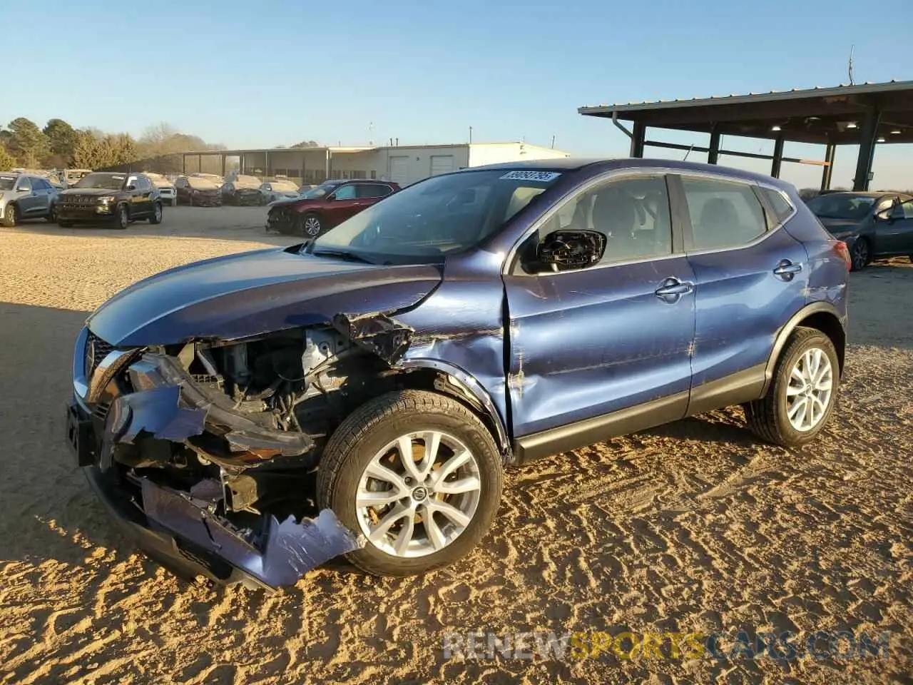 1 Photograph of a damaged car JN1BJ1AV9MW316587 NISSAN ROGUE 2021