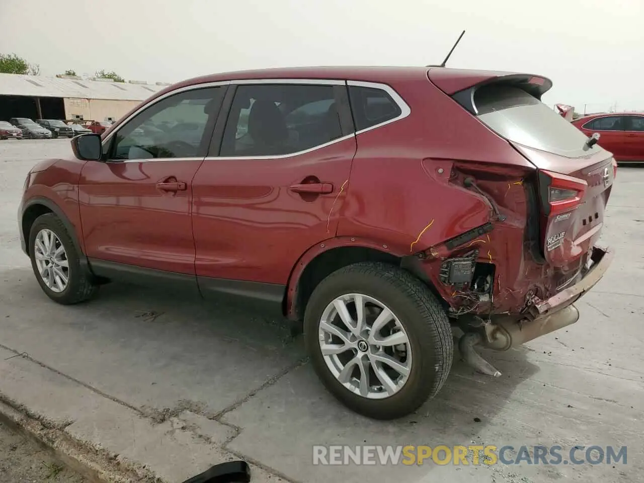 2 Photograph of a damaged car JN1BJ1AV9MW318467 NISSAN ROGUE 2021