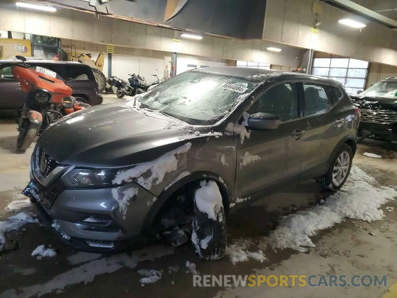 1 Photograph of a damaged car JN1BJ1AV9MW562152 NISSAN ROGUE 2021