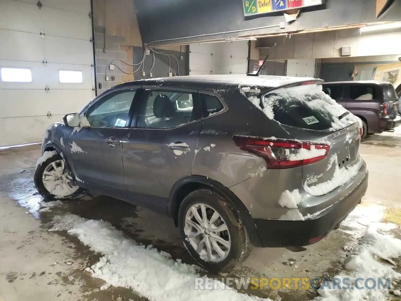 2 Photograph of a damaged car JN1BJ1AV9MW562152 NISSAN ROGUE 2021
