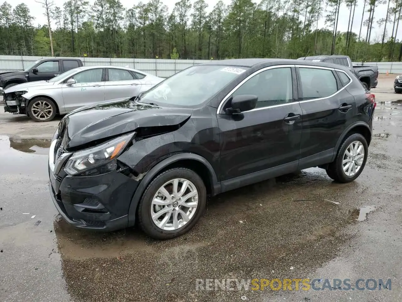 1 Photograph of a damaged car JN1BJ1AV9MW567318 NISSAN ROGUE 2021