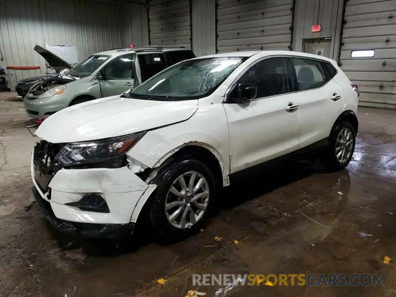 1 Photograph of a damaged car JN1BJ1AVXMW302133 NISSAN ROGUE 2021