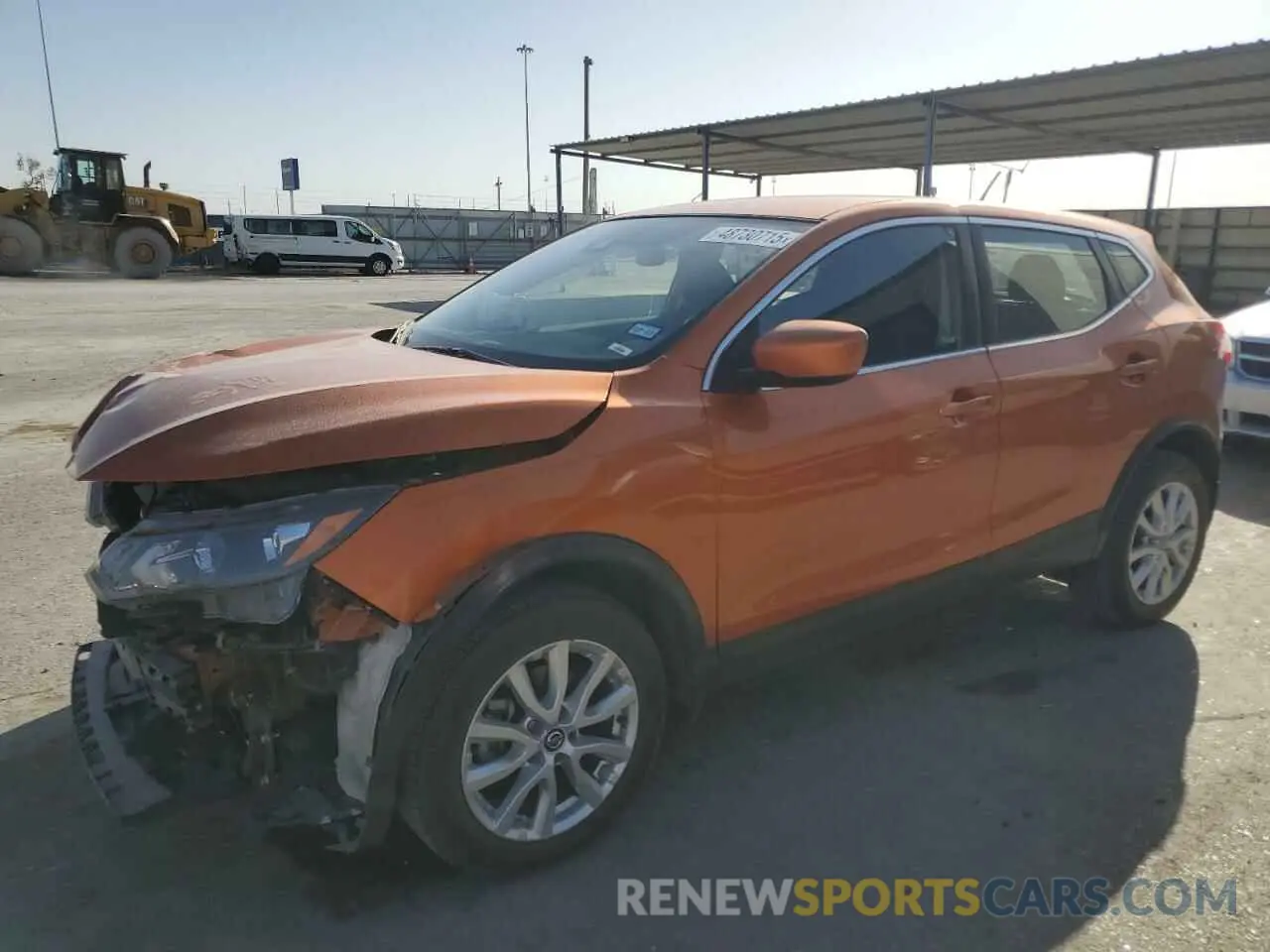 1 Photograph of a damaged car JN1BJ1AVXMW304352 NISSAN ROGUE 2021