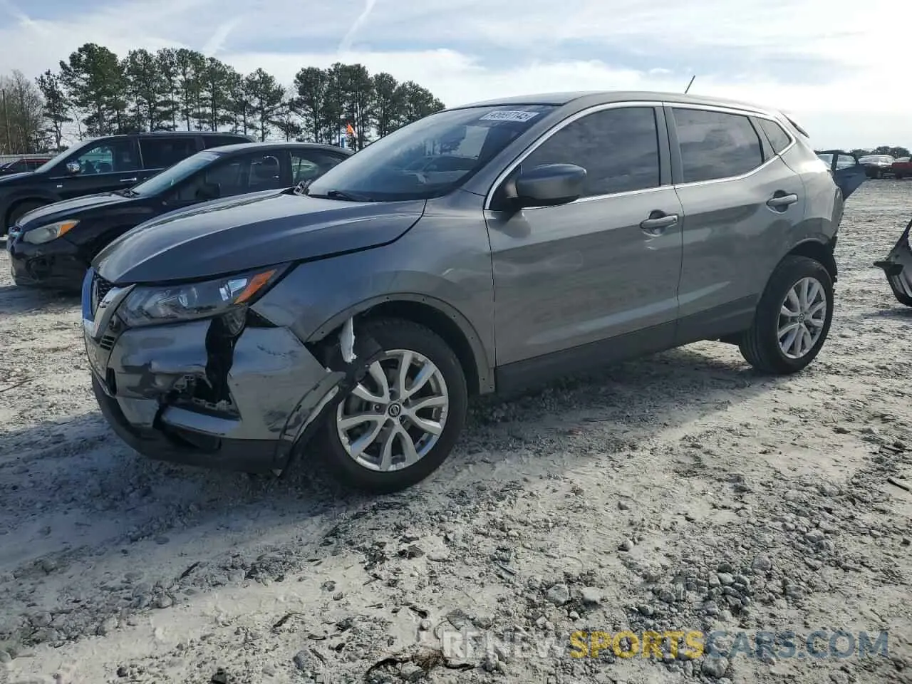 1 Photograph of a damaged car JN1BJ1AVXMW572902 NISSAN ROGUE 2021