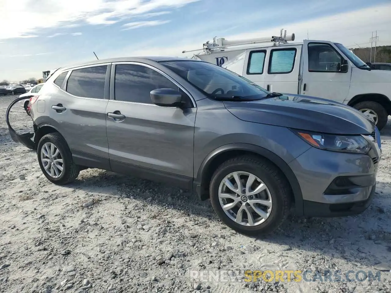 4 Photograph of a damaged car JN1BJ1AVXMW572902 NISSAN ROGUE 2021