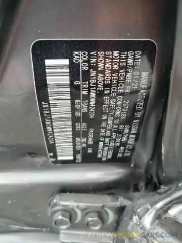 13 Photograph of a damaged car JN1BJ1AW0MW424234 NISSAN ROGUE 2021