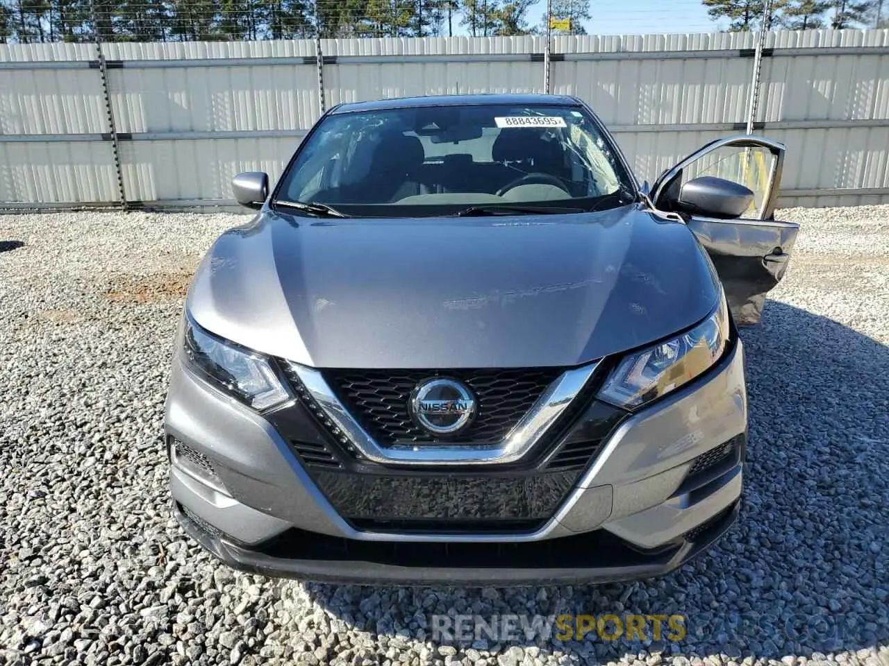 5 Photograph of a damaged car JN1BJ1AW0MW424234 NISSAN ROGUE 2021