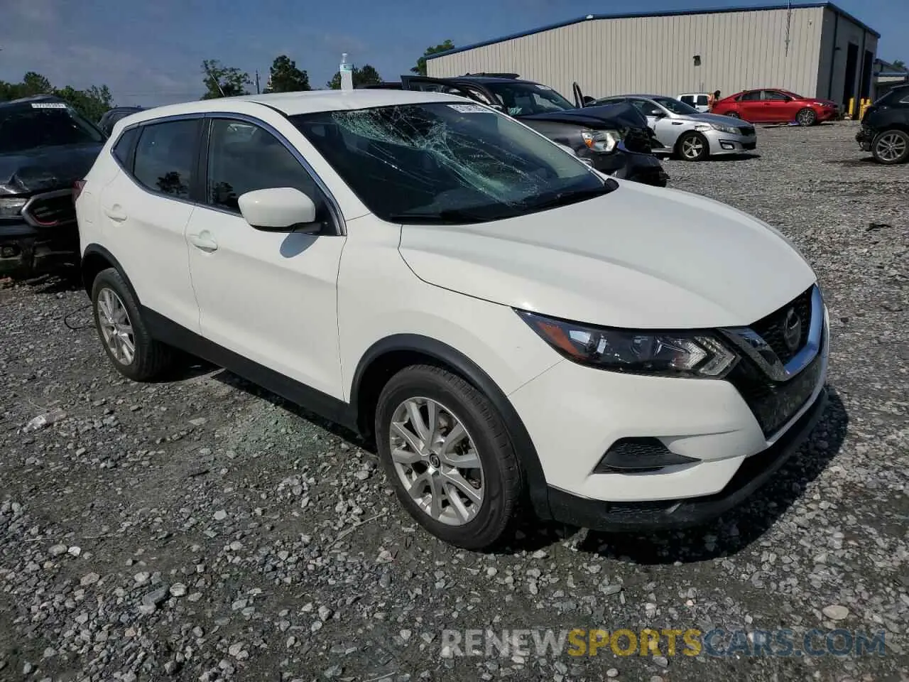 4 Photograph of a damaged car JN1BJ1AW0MW429143 NISSAN ROGUE 2021