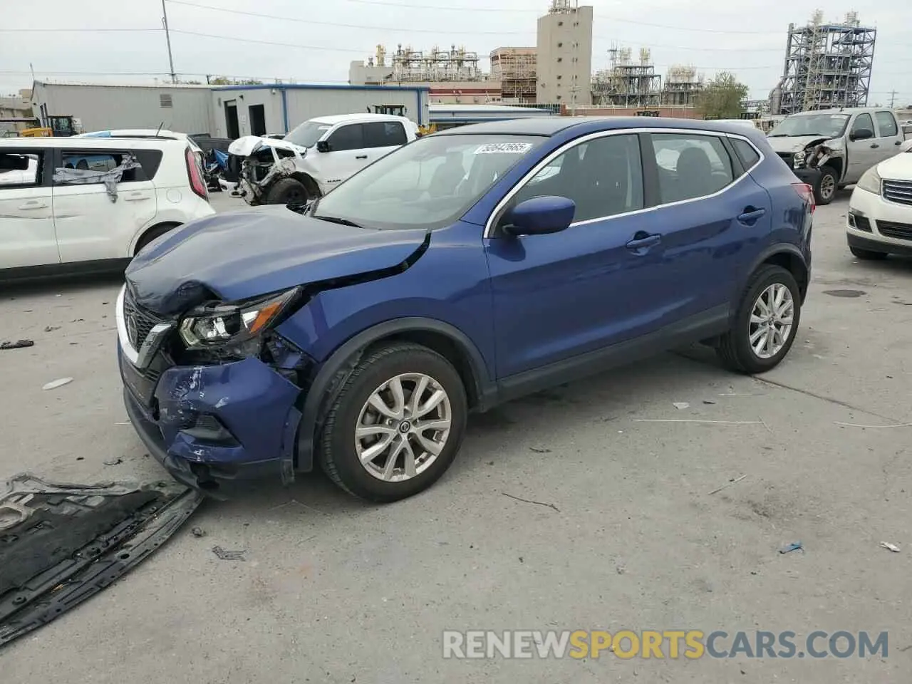 1 Photograph of a damaged car JN1BJ1AW0MW440594 NISSAN ROGUE 2021