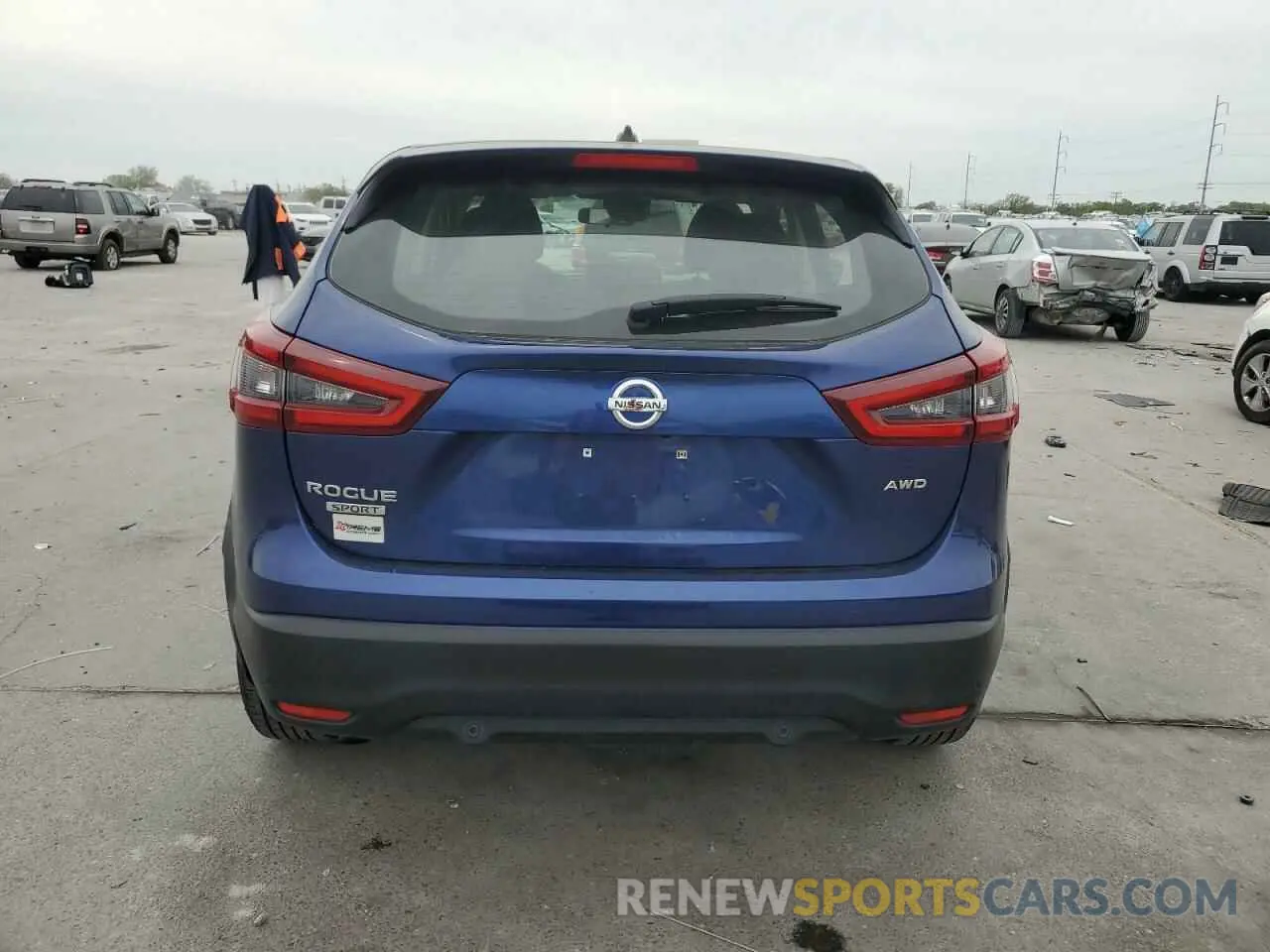 6 Photograph of a damaged car JN1BJ1AW0MW440594 NISSAN ROGUE 2021