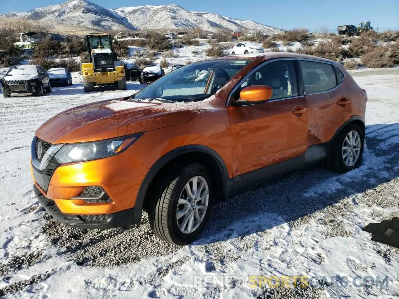 1 Photograph of a damaged car JN1BJ1AW0MW441275 NISSAN ROGUE 2021