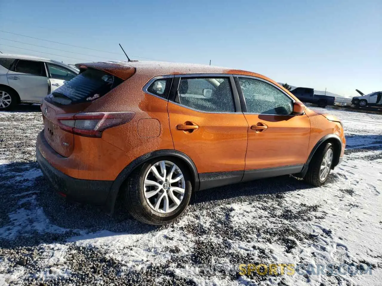 3 Photograph of a damaged car JN1BJ1AW0MW441275 NISSAN ROGUE 2021