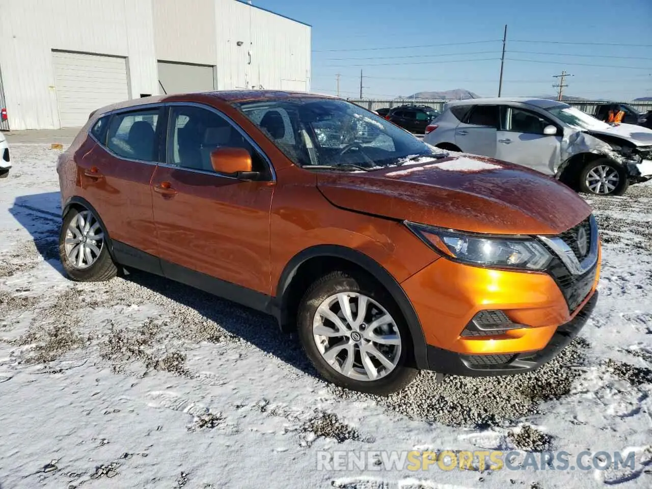 4 Photograph of a damaged car JN1BJ1AW0MW441275 NISSAN ROGUE 2021