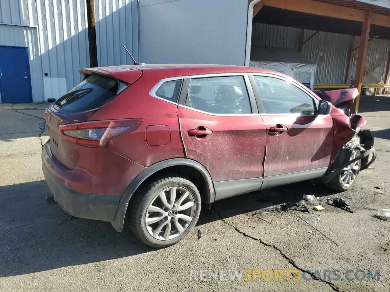 3 Photograph of a damaged car JN1BJ1AW0MW448940 NISSAN ROGUE 2021