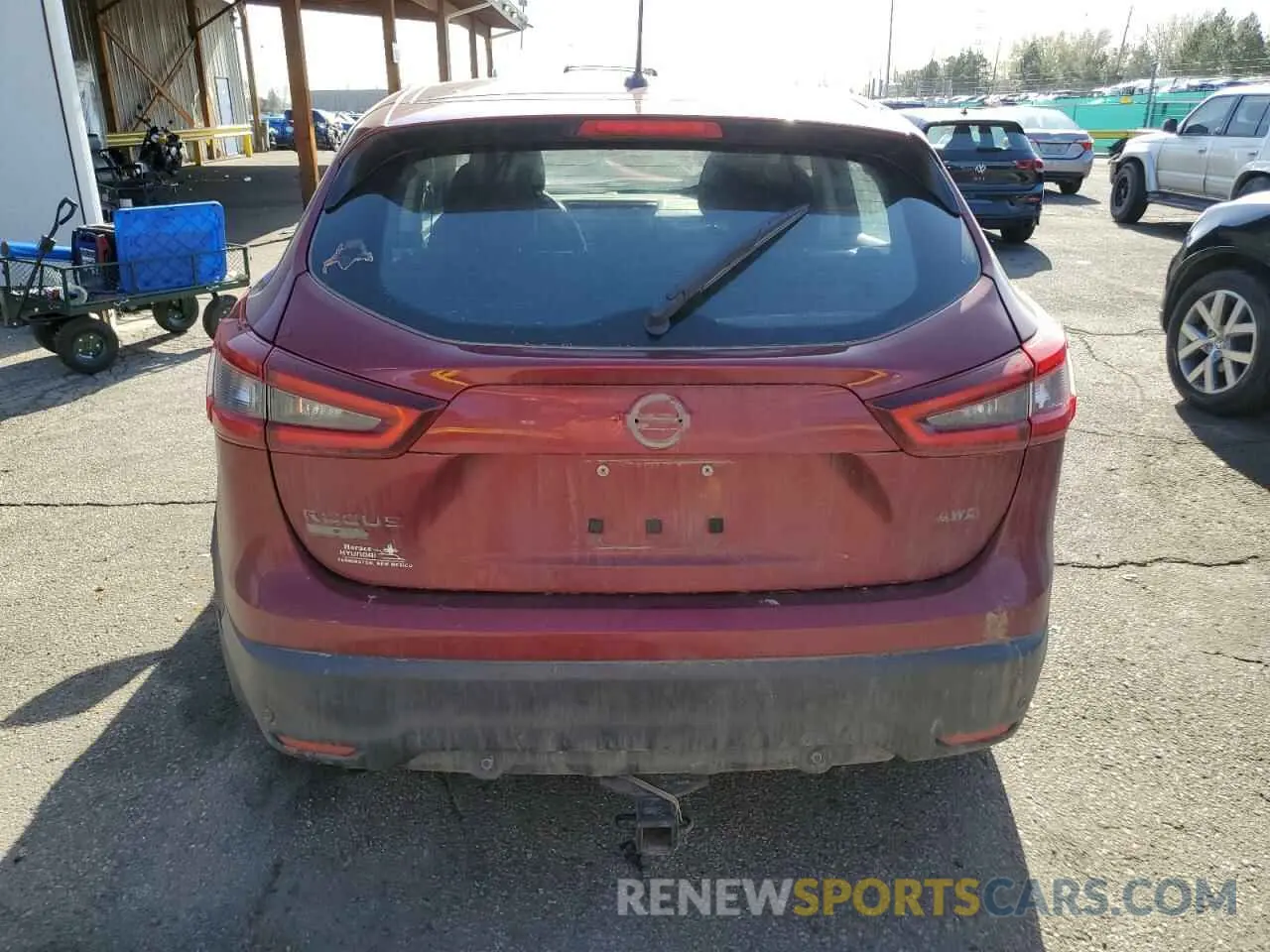 6 Photograph of a damaged car JN1BJ1AW0MW448940 NISSAN ROGUE 2021