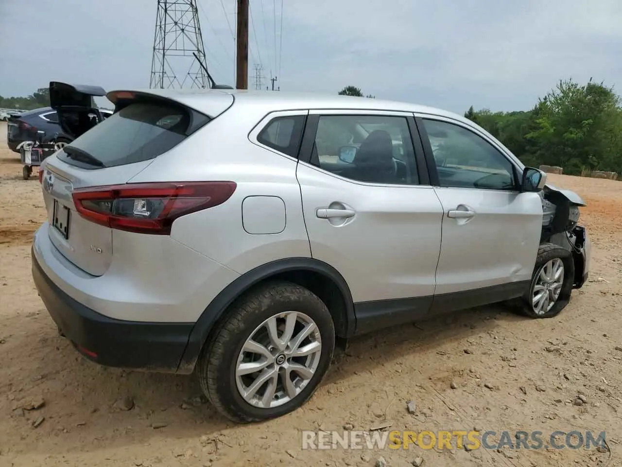 3 Photograph of a damaged car JN1BJ1AW0MW668580 NISSAN ROGUE 2021