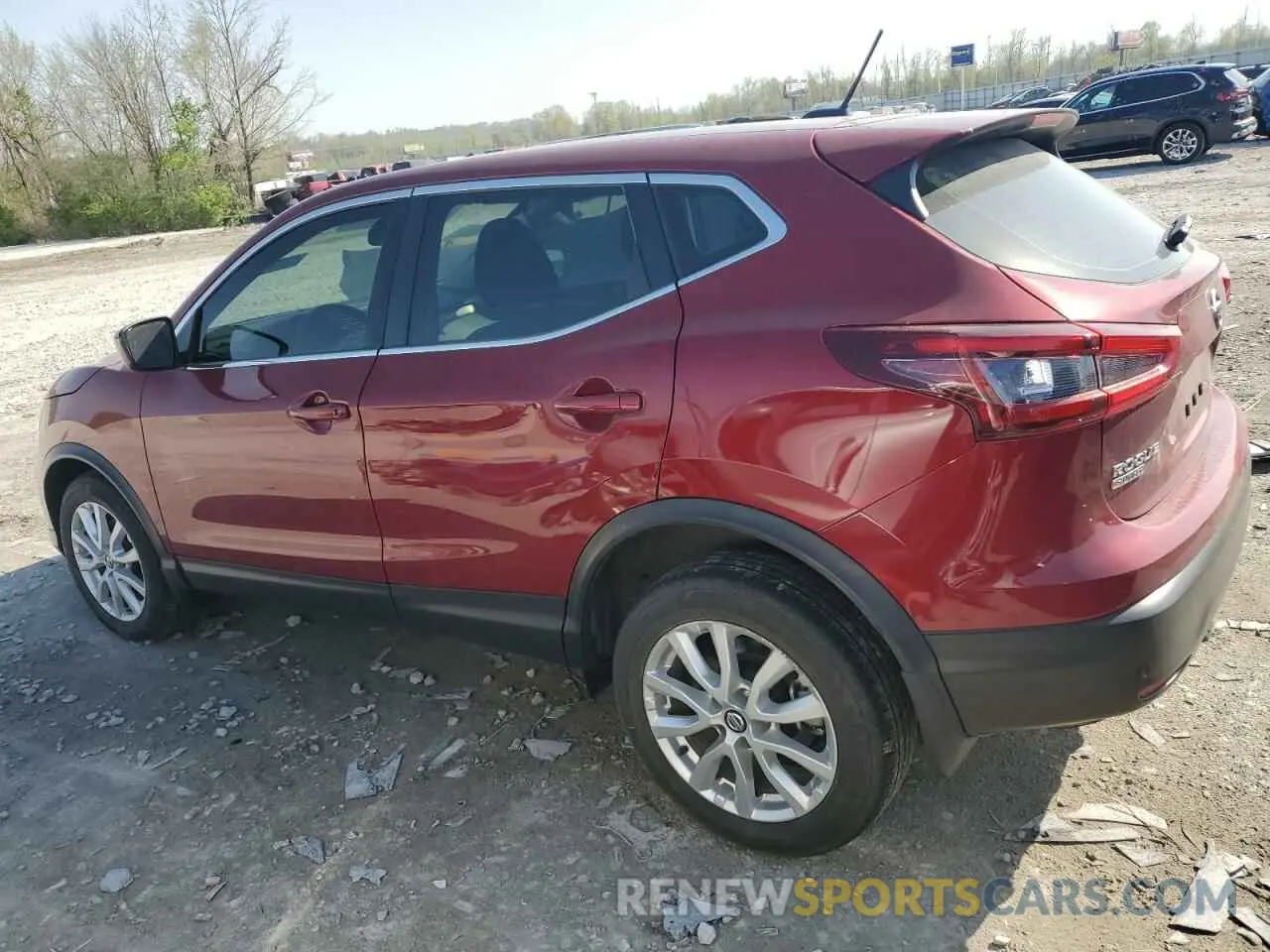 2 Photograph of a damaged car JN1BJ1AW1MW445593 NISSAN ROGUE 2021
