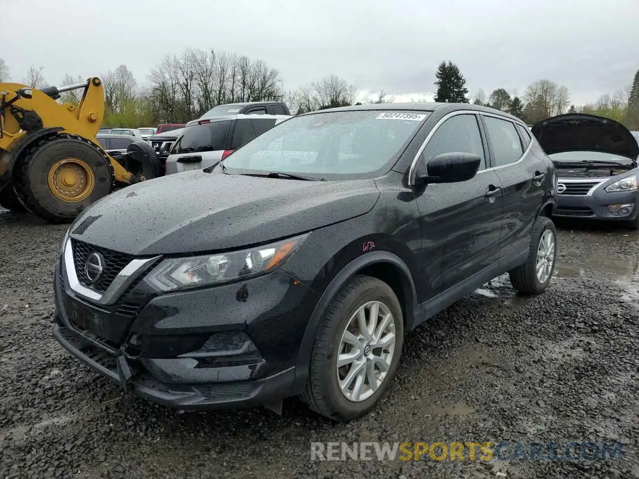 1 Photograph of a damaged car JN1BJ1AW2MW421710 NISSAN ROGUE 2021