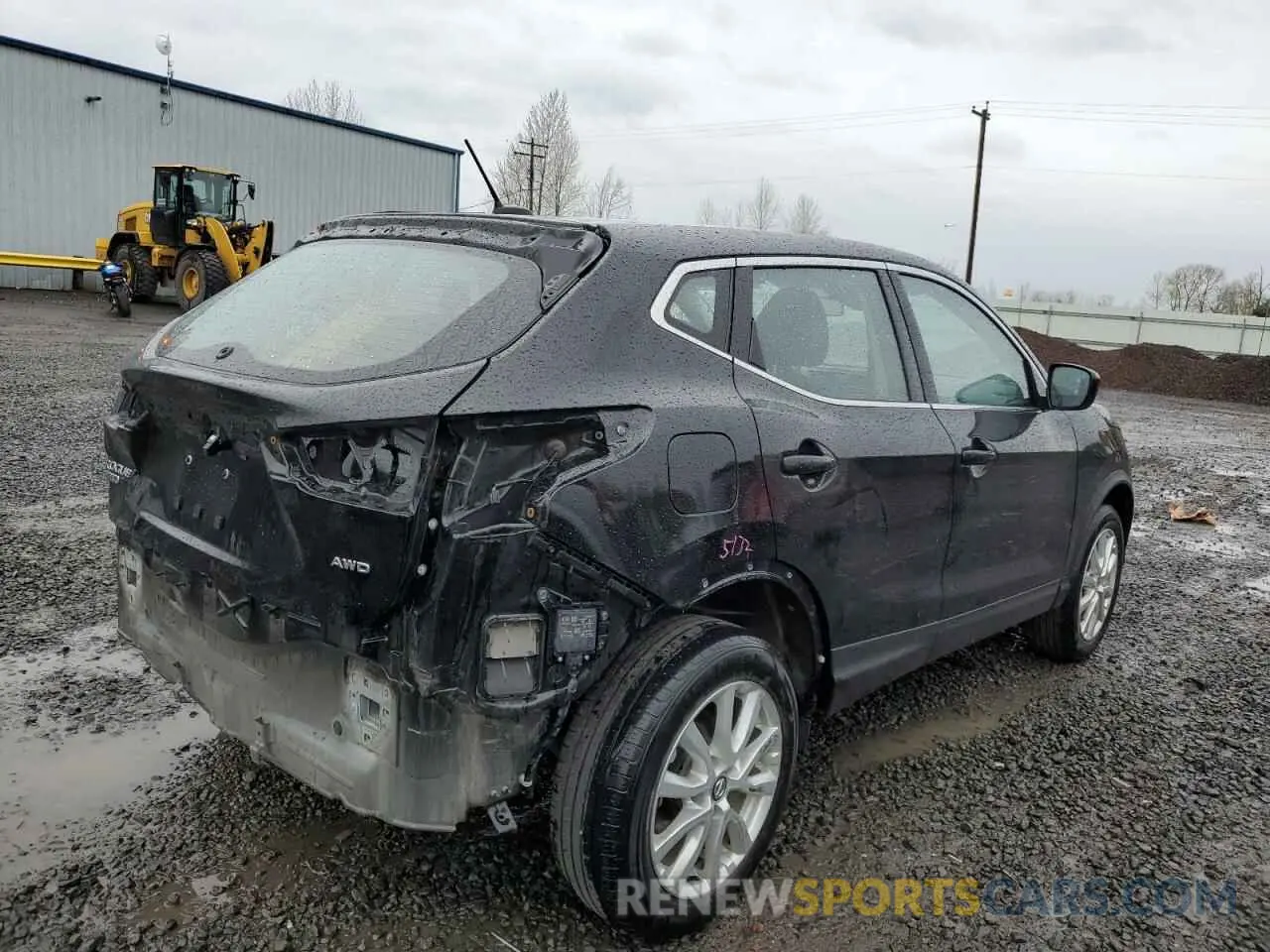 3 Photograph of a damaged car JN1BJ1AW2MW421710 NISSAN ROGUE 2021