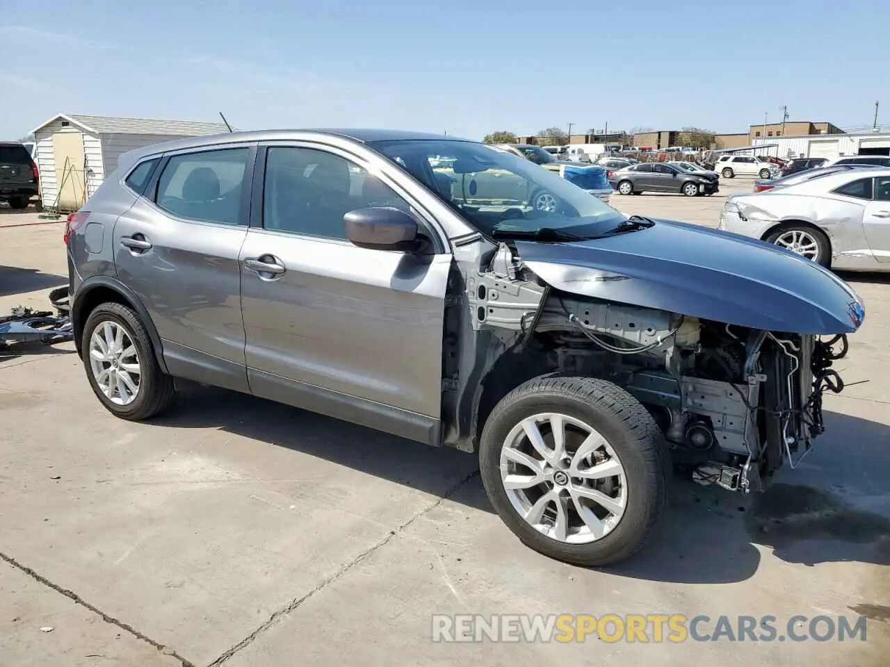 4 Photograph of a damaged car JN1BJ1AW2MW667737 NISSAN ROGUE 2021