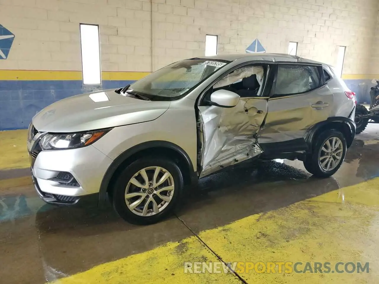 1 Photograph of a damaged car JN1BJ1AW3MW420131 NISSAN ROGUE 2021