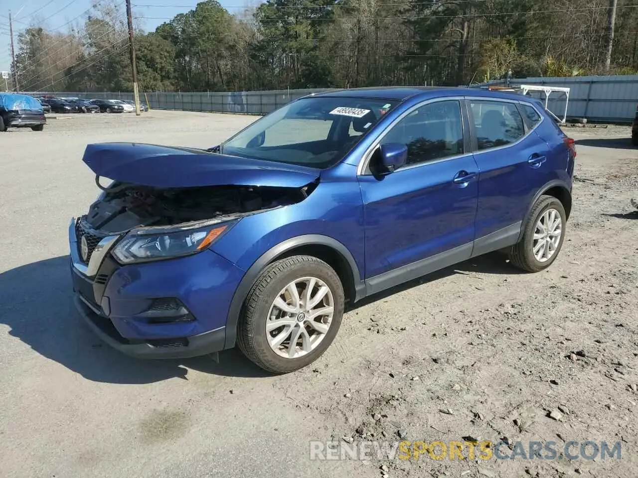1 Photograph of a damaged car JN1BJ1AW3MW420176 NISSAN ROGUE 2021
