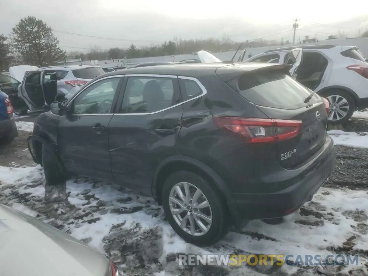 2 Photograph of a damaged car JN1BJ1AW3MW426365 NISSAN ROGUE 2021