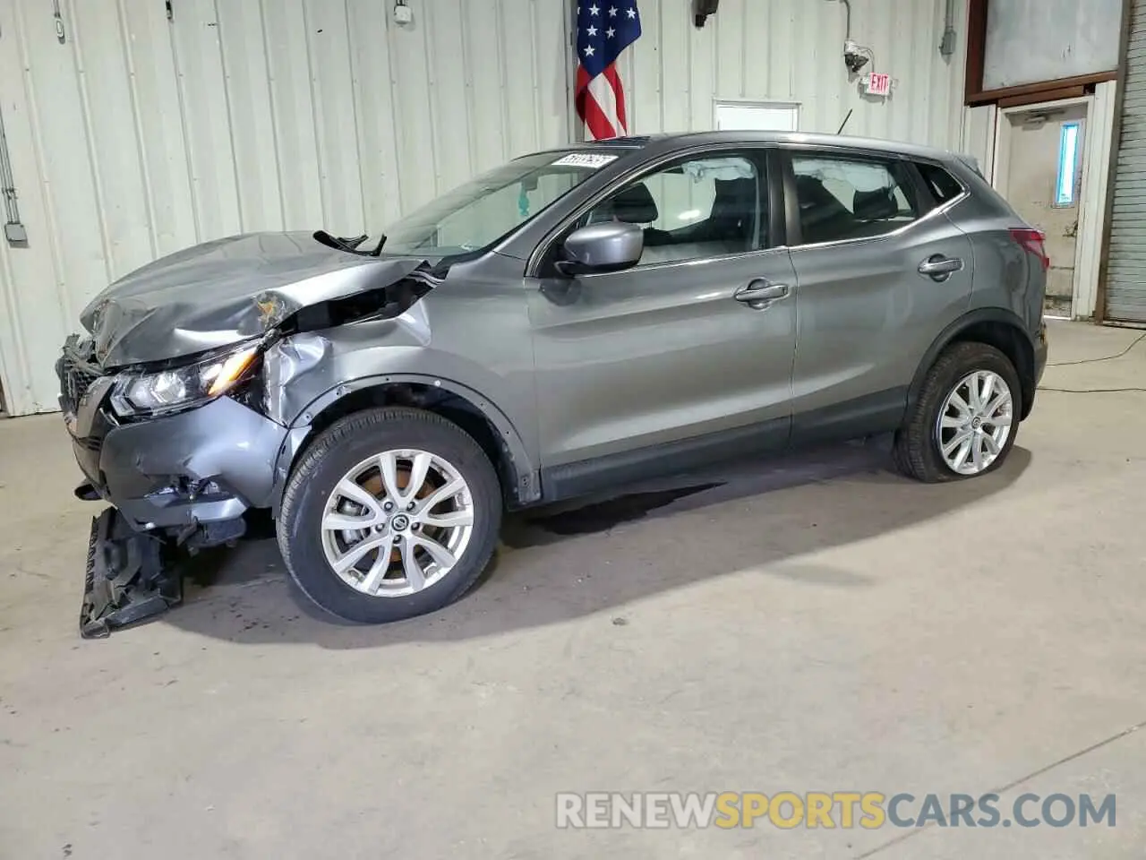 1 Photograph of a damaged car JN1BJ1AW3MW440640 NISSAN ROGUE 2021