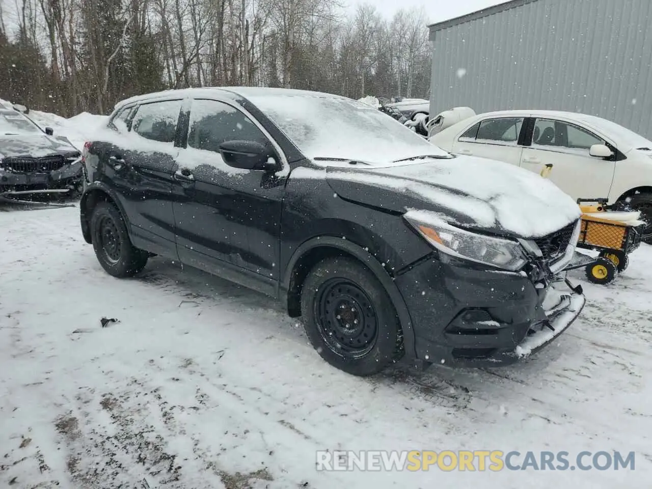 4 Photograph of a damaged car JN1BJ1AW3MW442565 NISSAN ROGUE 2021