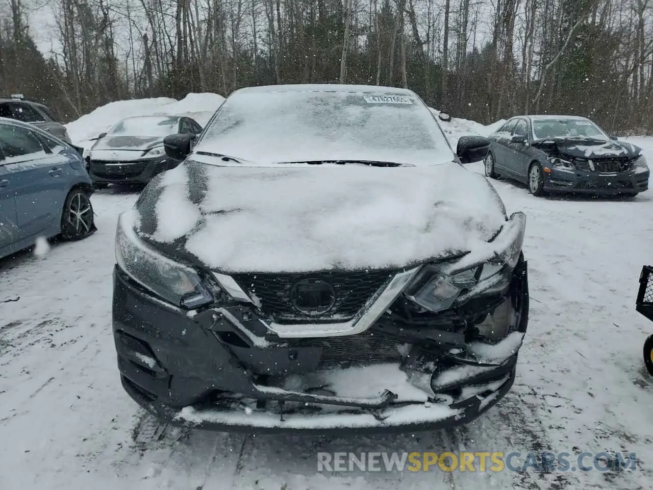 5 Photograph of a damaged car JN1BJ1AW3MW442565 NISSAN ROGUE 2021