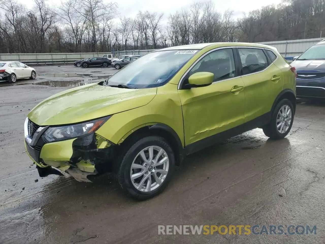 1 Photograph of a damaged car JN1BJ1AW4MW427119 NISSAN ROGUE 2021