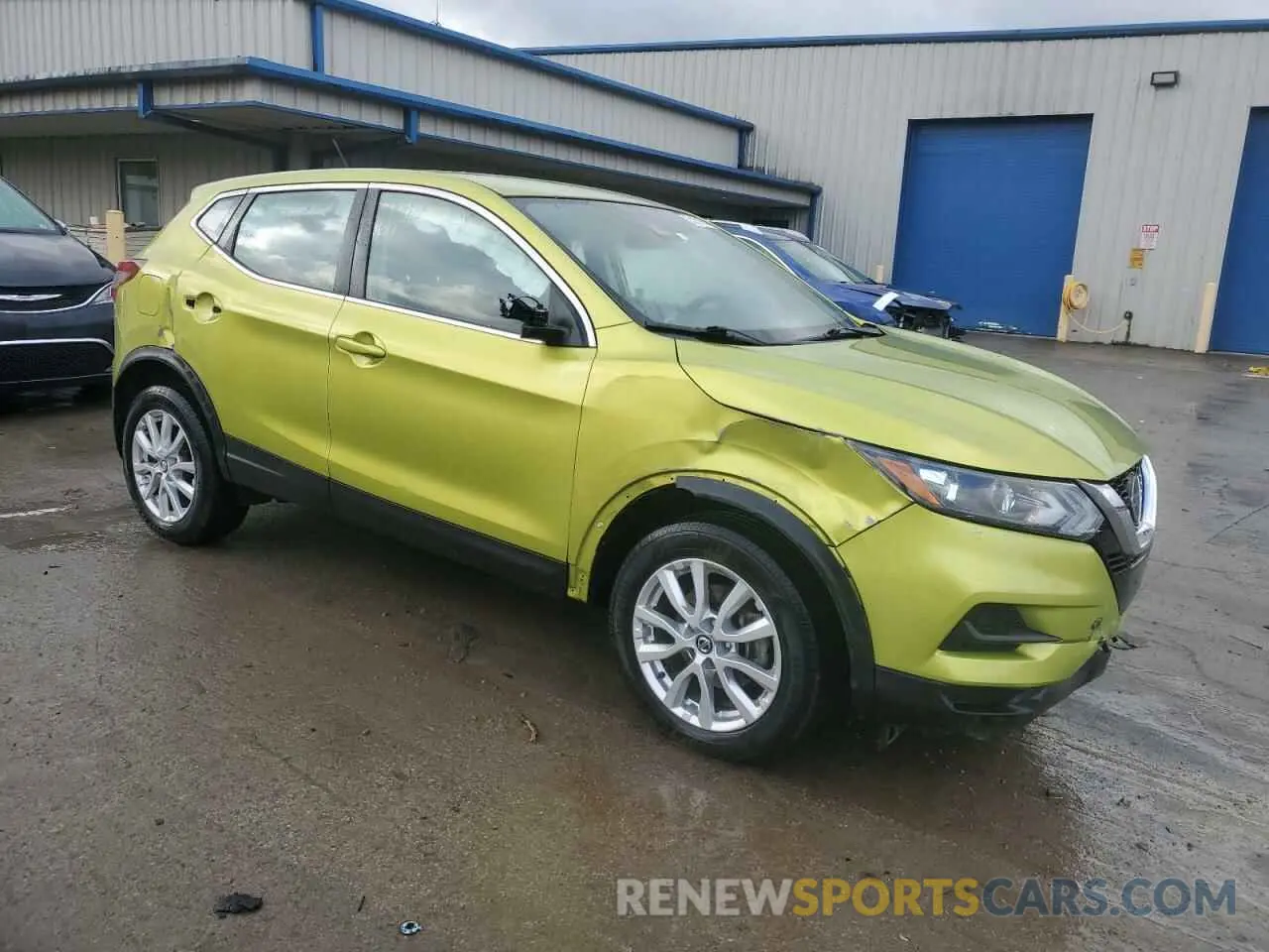 4 Photograph of a damaged car JN1BJ1AW4MW427119 NISSAN ROGUE 2021