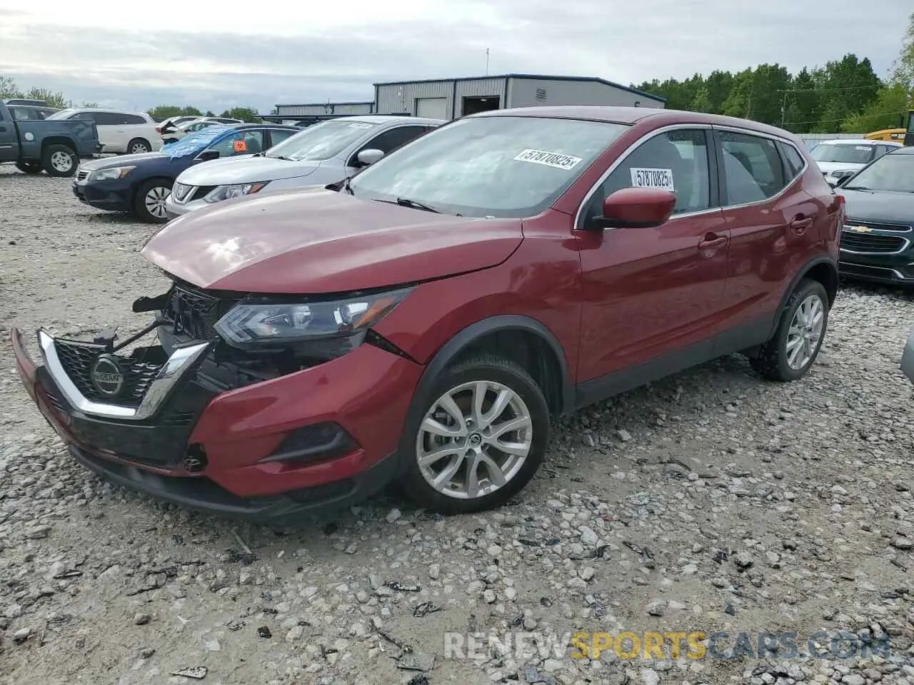 1 Photograph of a damaged car JN1BJ1AW4MW436788 NISSAN ROGUE 2021