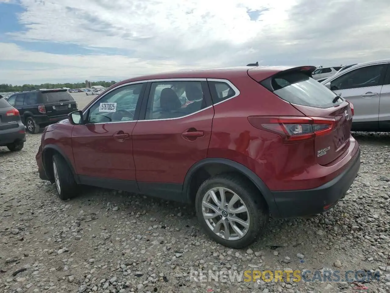 2 Photograph of a damaged car JN1BJ1AW4MW436788 NISSAN ROGUE 2021