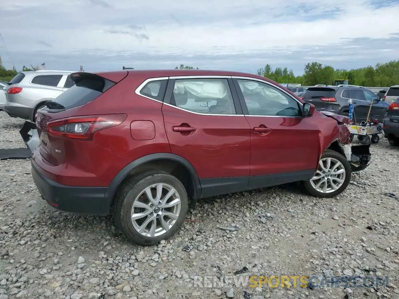3 Photograph of a damaged car JN1BJ1AW4MW436788 NISSAN ROGUE 2021