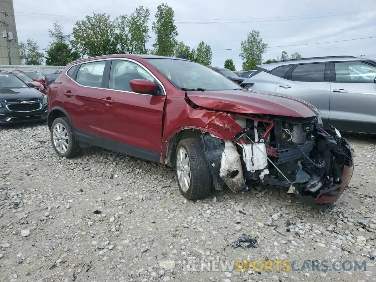 4 Photograph of a damaged car JN1BJ1AW4MW436788 NISSAN ROGUE 2021