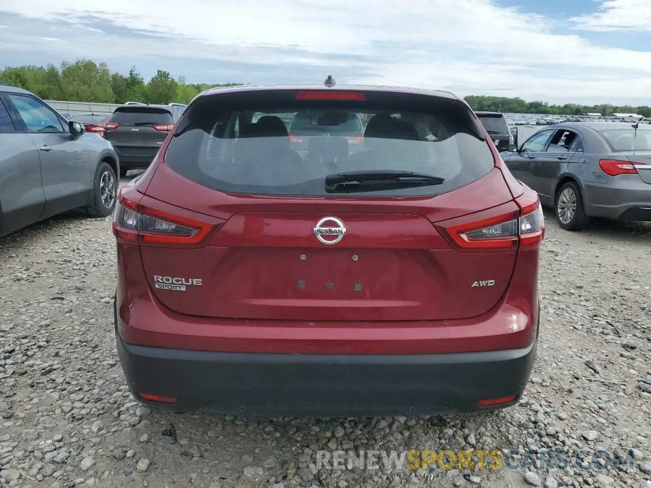 6 Photograph of a damaged car JN1BJ1AW4MW436788 NISSAN ROGUE 2021