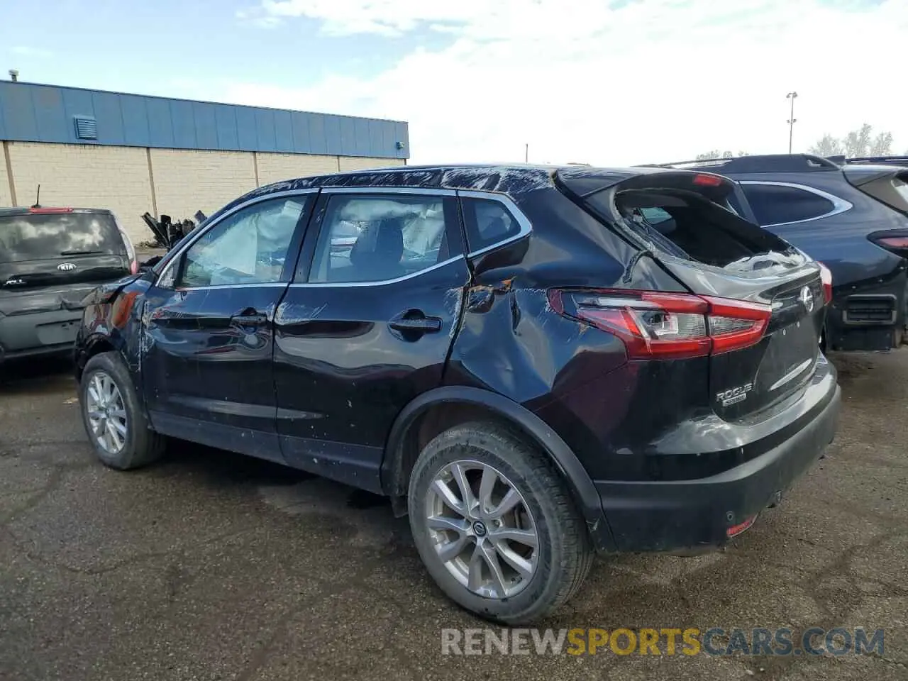 2 Photograph of a damaged car JN1BJ1AW4MW662670 NISSAN ROGUE 2021