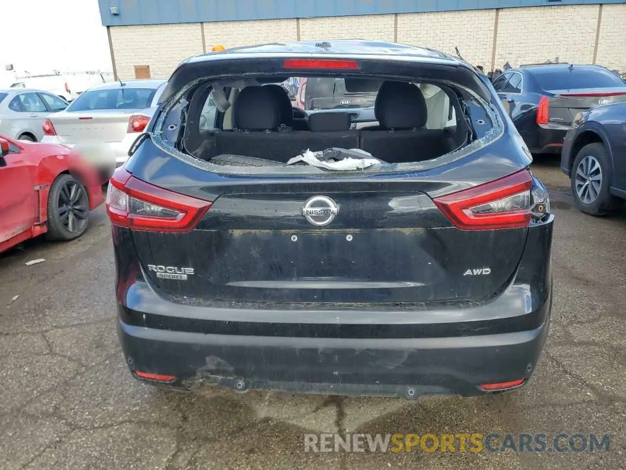 6 Photograph of a damaged car JN1BJ1AW4MW662670 NISSAN ROGUE 2021