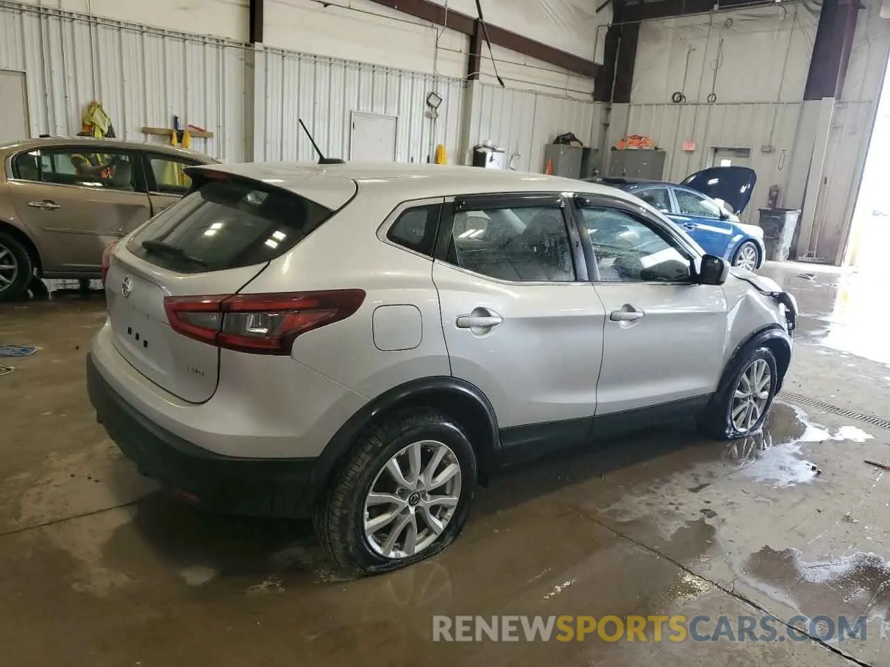 3 Photograph of a damaged car JN1BJ1AW4MW663494 NISSAN ROGUE 2021