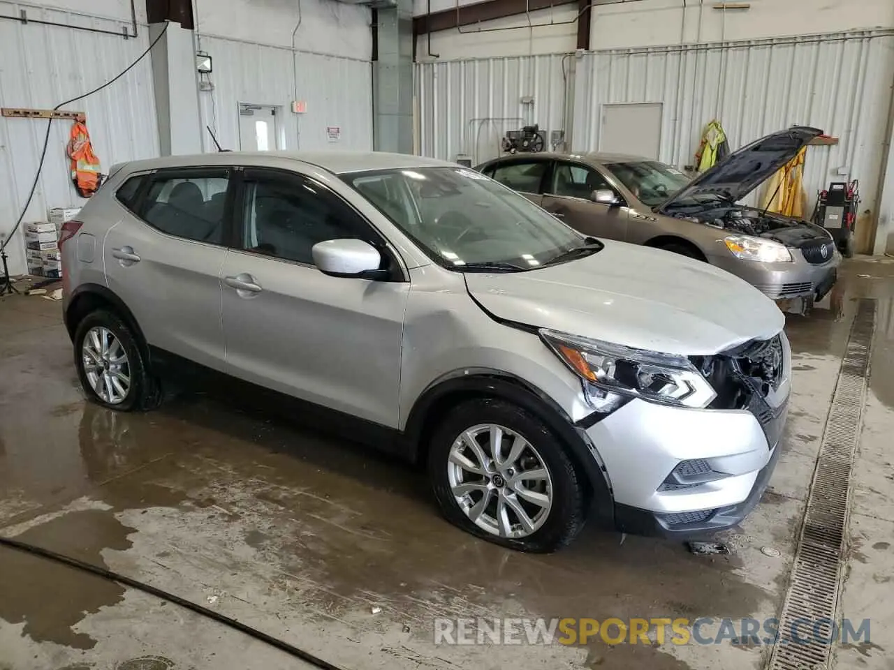4 Photograph of a damaged car JN1BJ1AW4MW663494 NISSAN ROGUE 2021