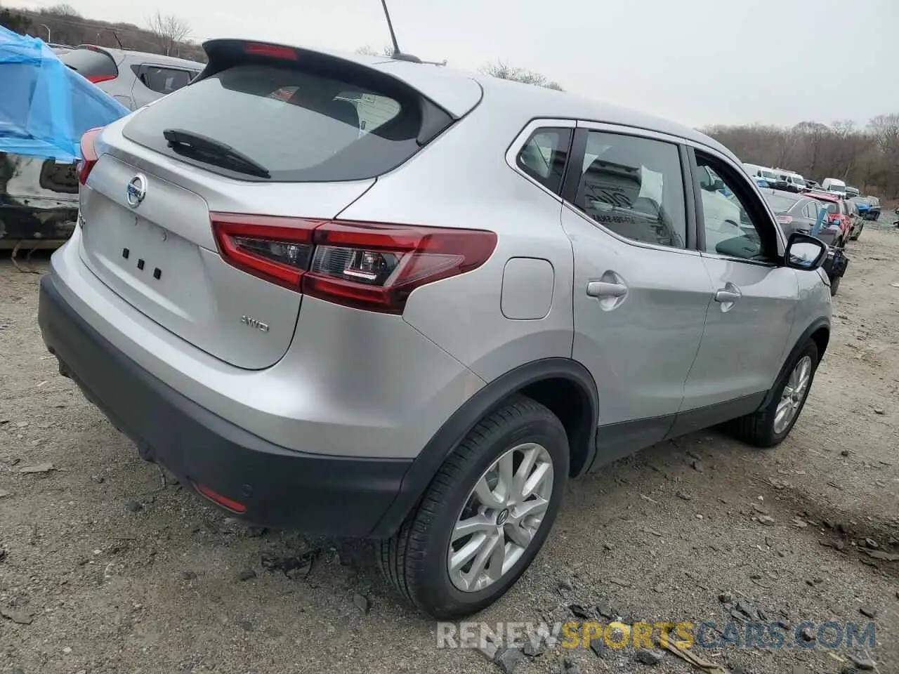 3 Photograph of a damaged car JN1BJ1AW5MW430577 NISSAN ROGUE 2021