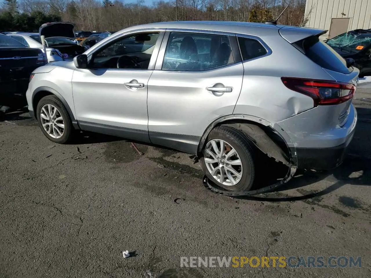 2 Photograph of a damaged car JN1BJ1AW5MW664184 NISSAN ROGUE 2021