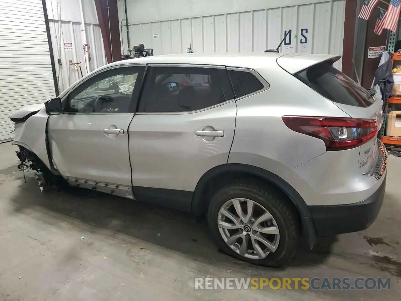 2 Photograph of a damaged car JN1BJ1AW6MW672696 NISSAN ROGUE 2021