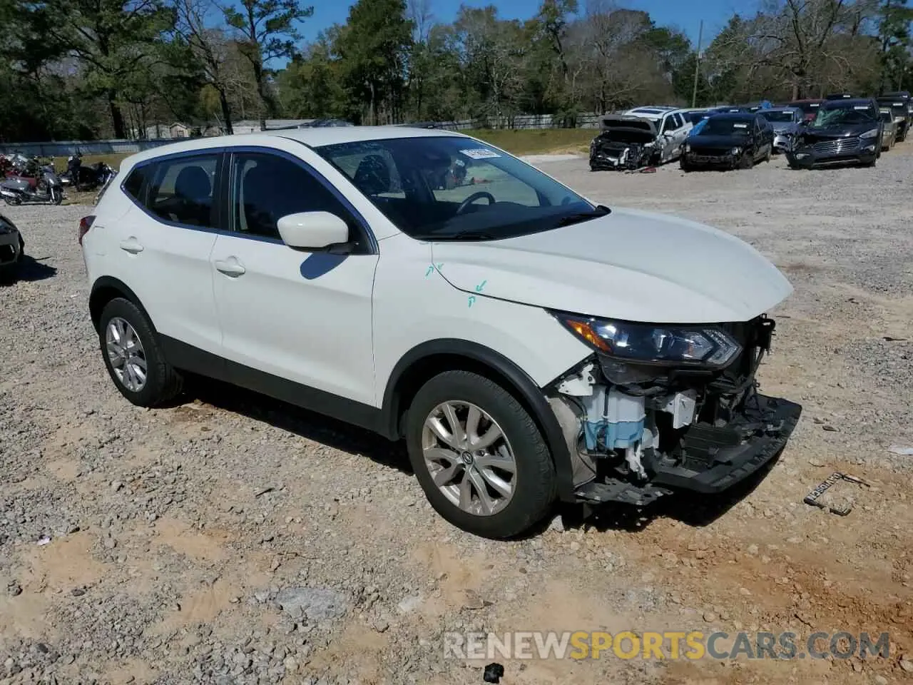 4 Photograph of a damaged car JN1BJ1AW7MW440589 NISSAN ROGUE 2021